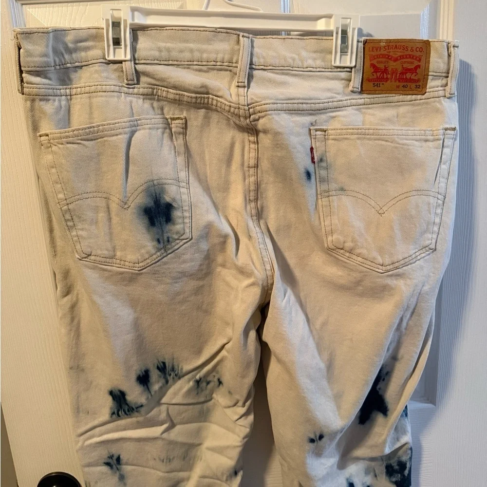 Men's Levi 541 Tie-Dye Jeans Size 40x32